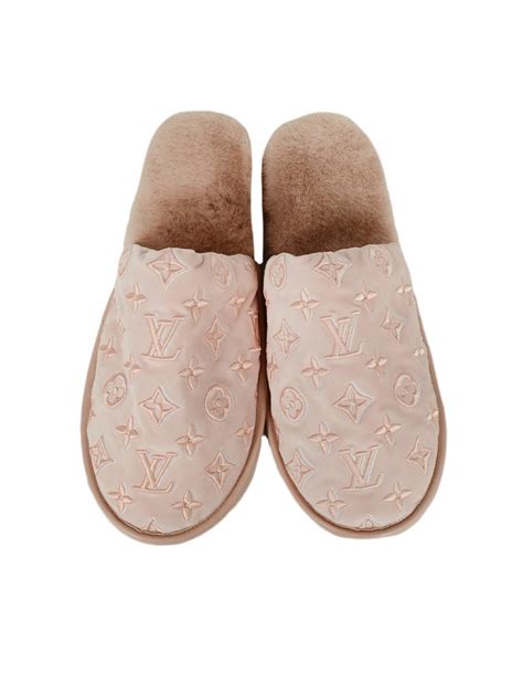 louis vuitton furry slippers|louis vuitton slip ons.